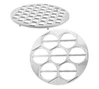 ibasenice Aluminum Dumpling Maker Mold Set Versatile Design 2pcs and Easy to Clean for Dumplings and Ravioli for Family Gatherings and Parties