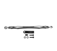 ibasenice Aluminum Motorcycle Gear Shift Linkage Lightweight Shifter Rod for Touring Softail Dyna Black Rhombus Finish