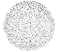 ibasenice Aluminum Wire Lampshade Lamp Shade Pendant Lamp Shade Frame Sleek Modern Design Aluminum Wire and Glass Material Excellent Light Diffusion Sturdy for Home Interior and Room