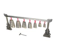 ibasenice Antique Single Layer Chimes Chinese Folk Instrument Chime Ornaments Vintage Music Decor for Festival Desk Decorations