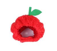 ibasenice Apple Shape Cat Hat Soft Woolen Yarn Pet Headband Comfortable Decorative Headdress for Cats Daily Wear Parties Photo Shoot Accessory