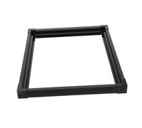 ibasenice Aquarium Edge Protector Strip 40x40mm Black Plastic Safety Guard with Double-layer Sliding Track for Glass Fish Tank 5-6mm Thickness Proof Seal and Connector
