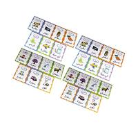 ibasenice Arabic Words Flash Cards for Early Learning for Kindergarten Enhances Eye Hand Coordination Color Recognition Fine Motor Skills and Visual Development