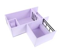 ibasenice Architecture Building Kit and Acrylic Material PVC Expansion Sheet 1/25 Scale with Realistic Sectional Apartment Layouts for Structure Visualization and Family Bonding