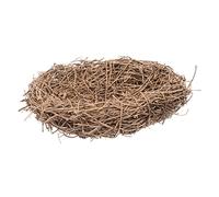 ibasenice Artificial Rattan Bird Nest Handmade Nest Ornament for Photo Props Charming Decoration for Home Garden and Realistic Design for Indoor