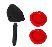 ibasenice Auto Cleaning Mop Car Cleaning Brush with Extendable Handle 180-Degree Rotation Triangle Head for Car Windscreen