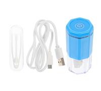 ibasenice Automatic Electric Lens Cleaner for Vision Lenses, Full-Automatic Rotating Washer with Dark Blue Case, Suitable for Daily Lens Cleaning and Care, Portable Vision Accessory