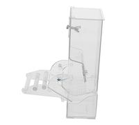 ibasenice Automatic Parrot Feeder Transparent Budgie Food Container for Convenient Bird Feeding Premium Design for All Bird Types and Easy Use