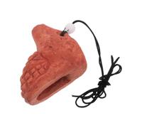 ibasenice Aztec Screaming Whistle Handmade Clay Whistle for Adults Easy to Carry Indigenous Style Halloween Prank Noise Maker for Costume Scare Prop and Party