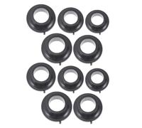 ibasenice B-flat Clarinet Accessories for Clarinet Players 10pcs Plastic Voice Mouths Black Damage-resistant and Wear-resistant Practical and Rust-proof Mouthpieces for Music Practice