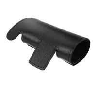 ibasenice B Flat Trumpet Valve Cover Protective Guard for Musical Instruments Breathable Pu Leather Pad
