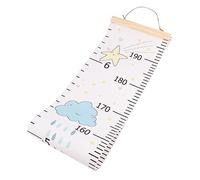 ibasenice Baby Growth Chart Environmental Protection for Interior Walls Assorted Color Height Measurement Ruler Animal Pattern Canvas and Wood Material Easy to Install and Random Color Kids