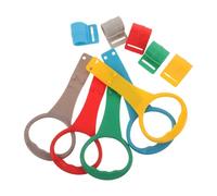ibasenice Baby Pull up Rings S Growth and Enhance Coordination 5pcs Plastic Walker Tool Rings for Standing Practice for Playpen and Baby Activity Areas