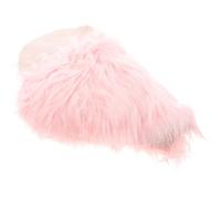 ibasenice Backdrop and Convenient to Use Easy to Maintain Heart Shaped Fluffy Pink Made of Acrylic and Polyester for Live Broadcast and Nail Art Product Photography for Home and Studio