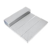 ibasenice Backpacking Sleeping Pad Closed Cell Foam Camping Mat 186x60cm Folding Thermal Pad for Camper Egg Crate Insulated Bed