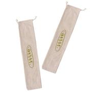 ibasenice Bags Beige 2pcs Reusable Bread Linen with Drawstring Design for Bread and Cookies Storage Food Storage Bags for Travel and College Dorm Use
