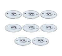 ibasenice Ball Transfer Bearing Silver for Small Appliances and Storage Boxes 8pcs Universal Wheel Balls Carbon Steel Production Line Light Industrial Use