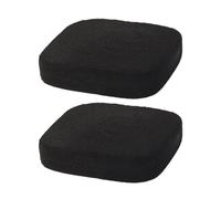 ibasenice Bamboo Charcoal Facial Cleaning Sponges Soft Skin Care Sponge 2pcs Black Removes Excess Oil and Dirt Pva Material with Storage Box for Daily Face Wash