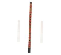 ibasenice Bamboo Flute for Beginner D Key Simple Appearance Easy to Tune with Flute Film Traditional Chinese Musical Instrument for Students and Music Lovers