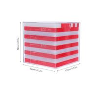 ibasenice Base Ten Blocks Counting Cubes Set Plastic Maths Counters Teaching Math Volume and Place Value Classroom and Homeschool Learning