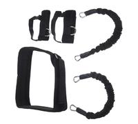 ibasenice Basketball Vertical Jump Training Strap with Resistance Bands for Leg Muscle Strength Portable Elastic Fitness Equipment for Volleyball Football Tennis Running and Squats