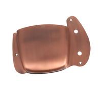 ibasenice Bass Bridge Protective Cover Metal Plate for Electric Guitar Pickup Frame Replacement Accessory with Copper Finish Vintage Look Easy Installation Compatible with Various Bass