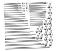 ibasenice Bassoon Repair Accessory Kit with 30 Axles, 34 Screws and 5 Shims, Wind Instrument Maintenance Tool Set for Musical Instrument Adjustment and Bassoon Parts Replacement