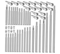 ibasenice Bassoon Repair Kit Metal Accessories Screws and Threaded Rods for Wind Instruments, Easy to Install and Extend the Life of Your Bassoon Parts Replacement