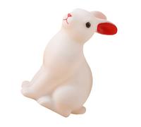 ibasenice Battery Operated Silicone Rabbit Night Light for Bedroom, Cute Bunny LED Bedside Lamp Nursery Decor, Soft Glow Nightlight Random Color Random Color