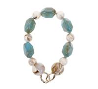 ibasenice Beaded Purse Chain Strap Extender 38cm Pearl Handle Bag Extender Chain for Handbags Crossbody Bags Vintage Resin Acrylic Beads Accessory for Women