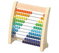 ibasenice Beads Calculation Abacus for Montessori Math Teaching Tool for Learning Safe Smooth Edges Enhances Calculation Speed and Color Recognition Educational for Boys