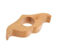 ibasenice Beige Thumb Book Page Holder Wooden Multi-Functional Bookmark and Book Weight for Home, Travel, Office Reading