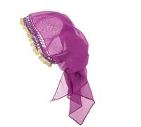 ibasenice Belly Dance Tribal Headband Belly Dancer Headpiece Ethnic Tribal Style Gauze Metal Lightweight Dance Appeal Rhythmic Sound Women Dancing Stage Accessories