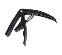 ibasenice Black Abs and Metal Guitar Capo for Acoustic and Electric Guitar Smooth Clamping Action Easy One-handed Movement for Playing Traditional Songs and Country Music