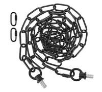 ibasenice Black Chain for Table Lamps and Chandeliers, Easy Installation with Iron and Material, Versatile Pendant Chandelier Chain Extension for Hanging Lights for Home Decor
