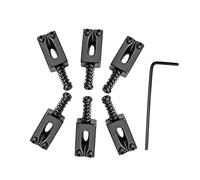 ibasenice Black Flat Guitar Saddle Style Guitar Replacement Parts Construction Sturdy Fit for String Stability Excellent Workmanship for American Made