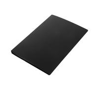 ibasenice Black Plastic Document Folder with Matte Finish and Large Capacity Holds A4 Sheets and Music Scores, Sheet Protectors Reduce Glare for Presentations and Reports, Sturdy Pp
