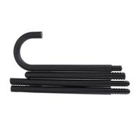 ibasenice Black Plastic Magician Crutch Stick and Comfortable Grip with Realistic Special Effect Unique Magician Style for Stage Performances and Dance Routines, Party Performance Prop