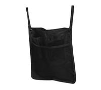 ibasenice Black Stroller Organizer Bag with Weatherproof Cloth Material and Zipper Closure, Practical Storage Solution for Pram and Infant Carriage, for Outdoor Adventures and Daily Use