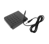ibasenice Black Sustain Pedal Sturdy Abs and Metal Construction for Piano and Midi Synthesizer Enhances Expression with 3.5mm Jack Simple and Elegant Keyboard Accessory for Electronic