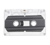 ibasenice Blank 30-minute cassette tape with transparent hard case for educational seminar recordings and vintage style DIY decor