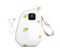 ibasenice Bottle Insulated Cover USB Charging Warmer Bag for Milk Bottle Heat Pouch for Warmers on The Go