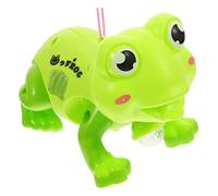 ibasenice Boy Girl Educational Jumping Frogs Toy Battery-powered Musical Leash Plaything Safe Odor Design Engaging Fun for Boys Girls for Room Decoration Playtime