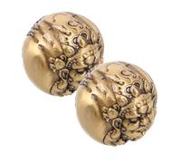 ibasenice Brass Fitness Handball for Wrist Strengthener Hand Rehabilitation Training Precision Solid Bearing Balls for Hand Muscle Strengthener Exercises