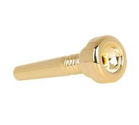 ibasenice Brass Trumpet Mouthpiece Plated for Beginners Metal Design Comfortable Texture for Practice Suitable for Trumpets and Horns