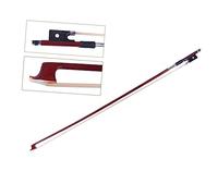 ibasenice Brazilwood Octagonal Violin Bow 1/4 Size Ebony Violin Bow Lightweight Beginner Student Accessory Ebony Parts Dedicated Suite