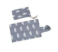 ibasenice Breastfeeding Shawl Nursing Cover for Moms Cotton Nursing Cover Outdoor Use Cloud Pattern