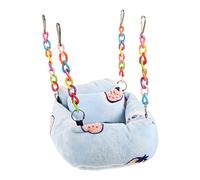 ibasenice Breathable Hamster Sleeping Bed Hammock Cage Accessory Comfortable Hanging Pet Hammock for Small Pets Like Hamsters Ferrets Rats Guinea Pigs Easy to Attach and Safe Material