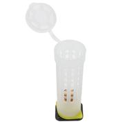 ibasenice Breeding Cage Abs Plastic Protection Cage Lightweight for Queen Rearing