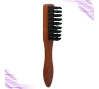 ibasenice Broken Hair Brush Lightweight Hair Style Brush Wooden Handle for Men for Beard Cleaning Gentle on Skin and Effective for Styling Suitable for Home and Store Use